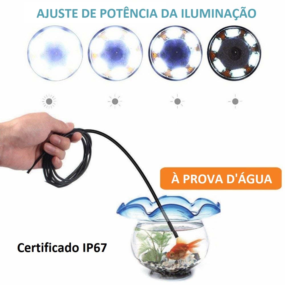 Câmera Endoscópica Sonda Flex Endoscope Original