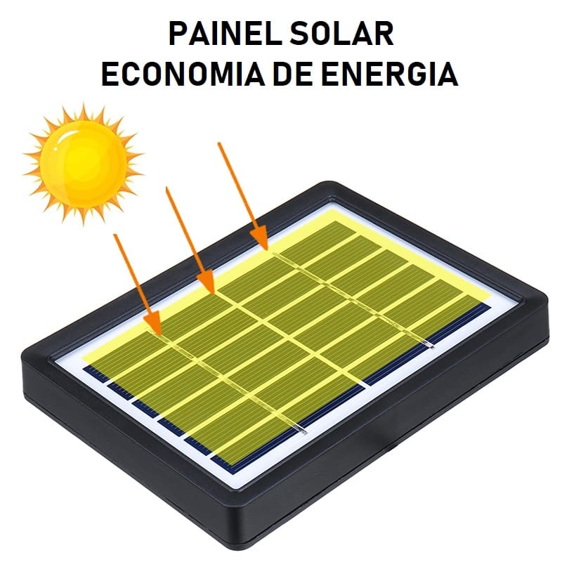 Placa Solar Fotovoltaica Portátil 12V 10W