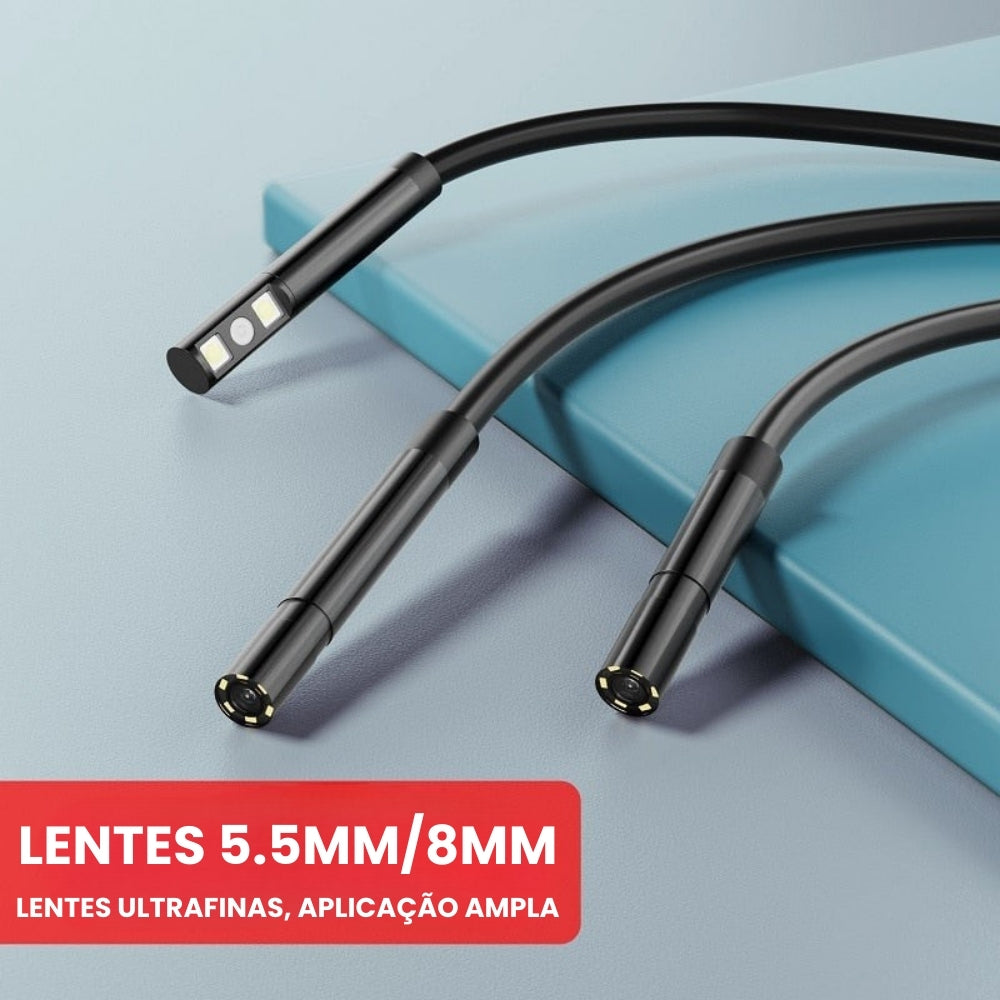 Boroscópio Industrial HD À Prova D'Água 2600mAh