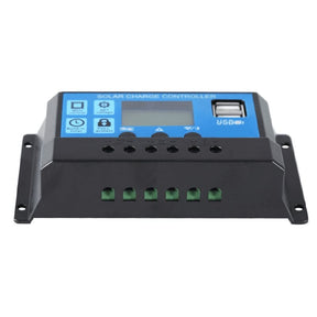 Controlador de Carga Solar LCD PWM 10-60A 12V 24V
