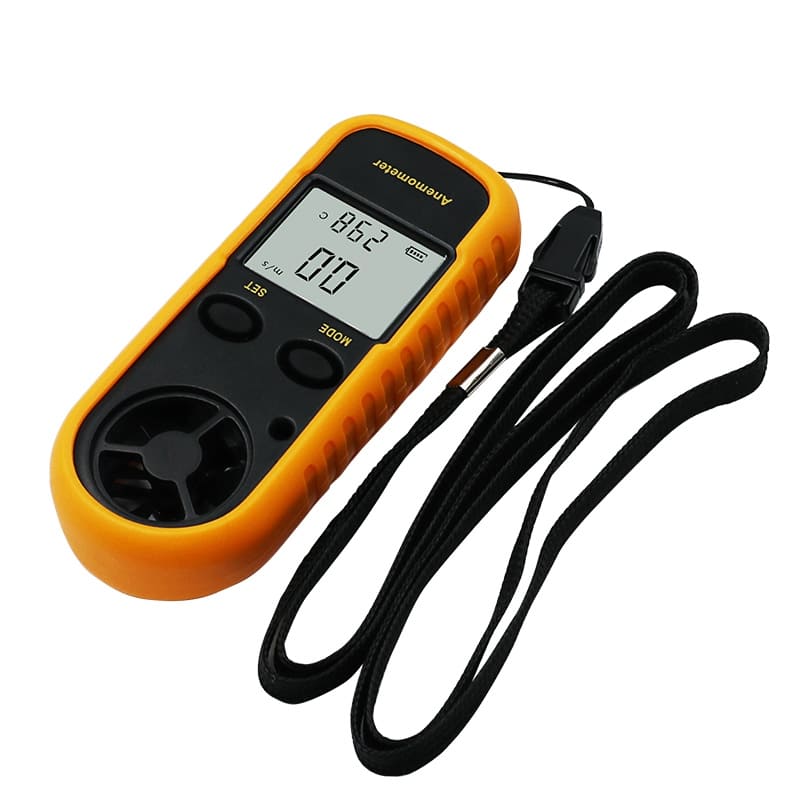 Anemômetro Digital Portátil Medidor de Velocidade do Vento Paraglider Kite Drone
