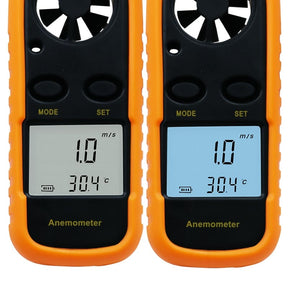 Anemômetro Digital Portátil Medidor de Velocidade do Vento Paraglider Kite Drone