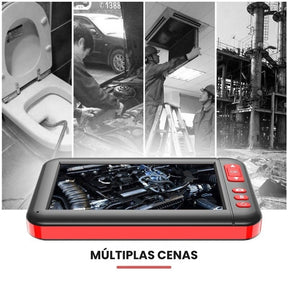 Boroscópio Industrial Câmera HD 8mm À Prova D'Água