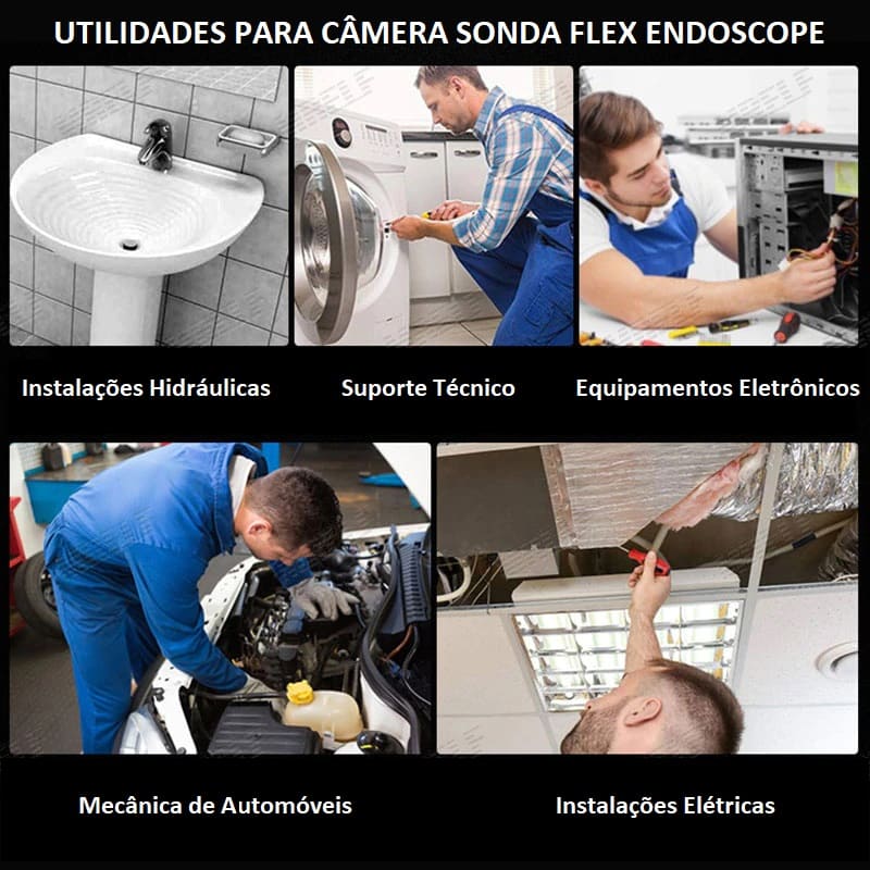 Câmera Endoscópica Sonda Flex Endoscope Original