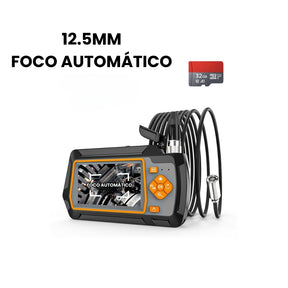 Boroscópio Industrial com Tela LCD 4.3" IPS 2.0MP 1080P HD Lente com LED 32GB TF