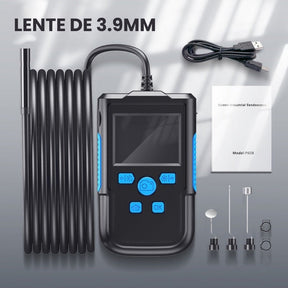Boroscópio Industrial Câmera HD Impermeável Bateria de 2600mAh