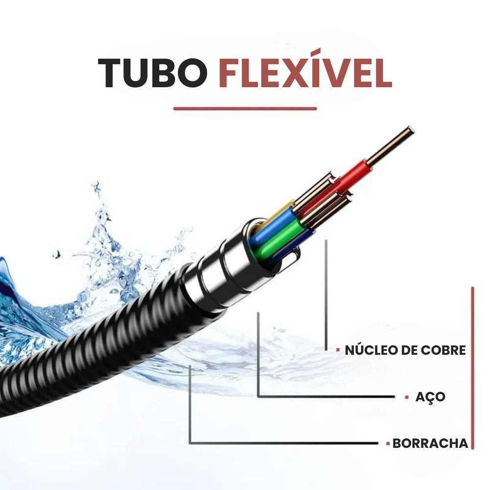 Boroscópio Industrial com Câmera de 2.0mp e Bateria de 2600mAh