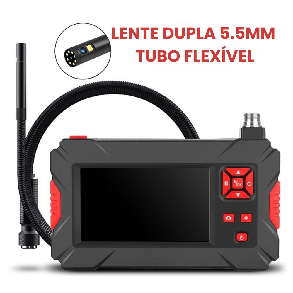 Boroscópio Industrial com Câmera de 2.0mp e Bateria de 2600mAh