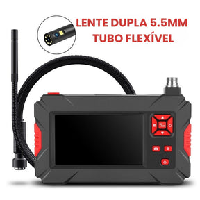 Boroscópio Industrial com Câmera de 2.0mp e Bateria de 2600mAh