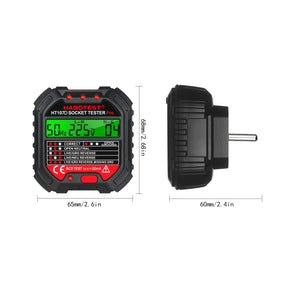 Verificador de Tensão Elétrica Testador de Tomada Com Display 90-250v Habotest