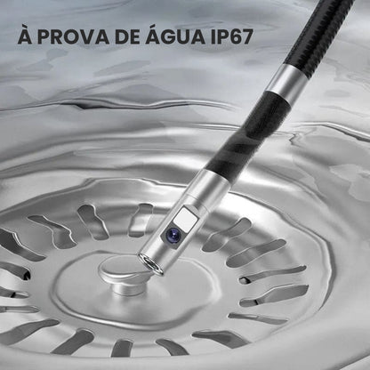 Boroscópio Industrial Automotivo Câmera Endoscópica Automática 360°