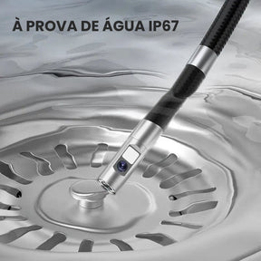 Boroscópio Industrial Automotivo Câmera Endoscópica Automática 360°